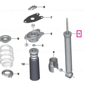 Shock absorber, rear - BMW Ofertă exclusivă