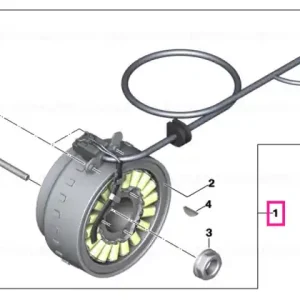 Ieftin Set alternator with freewheel - BMW Motorrad
