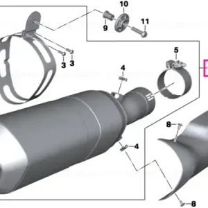 Rear silencer - BMW Motorrad Vezi acum