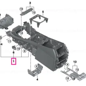 Centre console SCHWARZ - BMW Cumpără acum