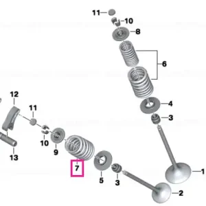 Valve spring exhaust valve - BMW Motorrad Discount