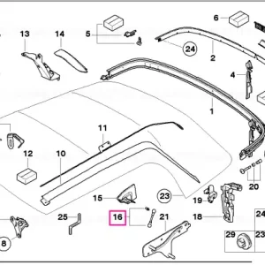 Plată sigură Fastening kit, ball pin - BMW - Mini
