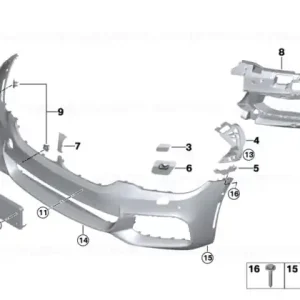Acoperitoare bara, aprimorat, fata -M5- - BMW Reducere specială