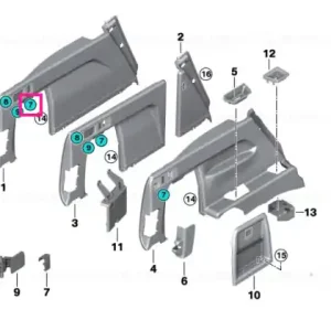Cel mai vândut Pocket holder ANTHRAZIT - BMW