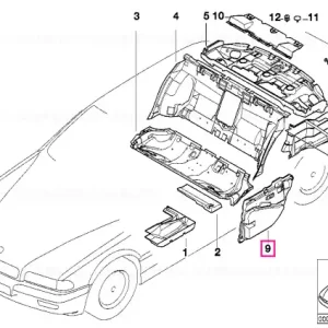 Reducere de preț Sound insulating door rear right - BMW
