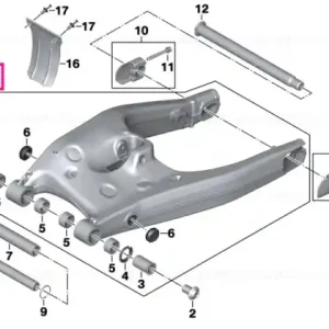 Rear wheel swinging arm - BMW Motorrad Reducere extra