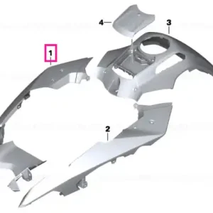 Acoperire roată față sus dreapta ROHTEIL ROHTEIL / BLANK - BMW Motorrad Plată sigură