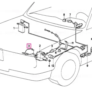 Actuator supporting plate - BMW Comandă acum