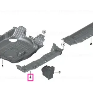 Transport gratuit Storage tray, trunk floor, rear - BMW