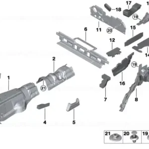 Sound insulation trunk left - BMW Vezi acum