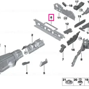 Retur gratuit Sound insulation floor rear - BMW