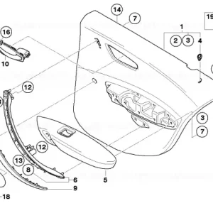 Reduceri Plug, door opener, inside left HAVANNA - BMW