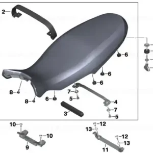 Seat bench - BMW Motorrad Reducere extra