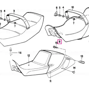 Comfort dual seat SCHWARZ - BMW Nu rata