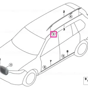 Clip, roof trim strip - BMW Promoție