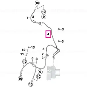 Premium Brake pipe control circuit, front - BMW Motorrad